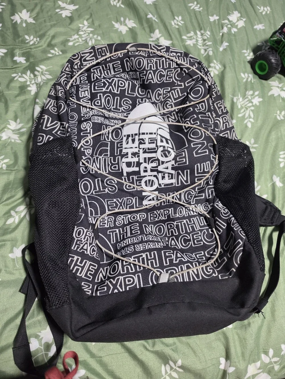 The North Face Black Logo-Print Daypack